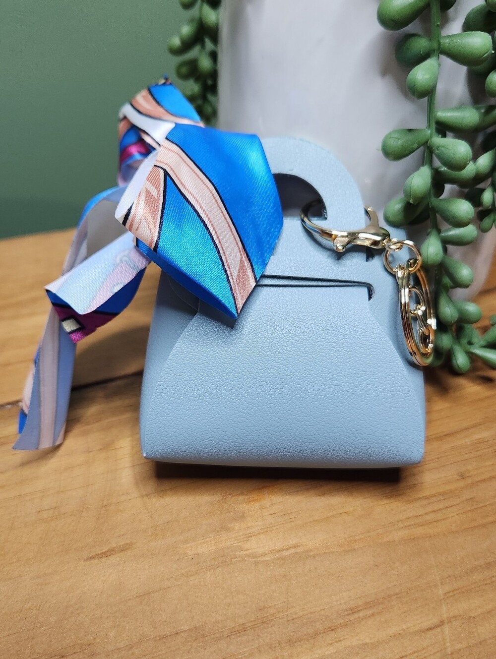 Bag Charm-Pouch With Scarf Bow Attached NEW, CHOOSE COLOR, 🦋PRICE IS FOR ONE🦋